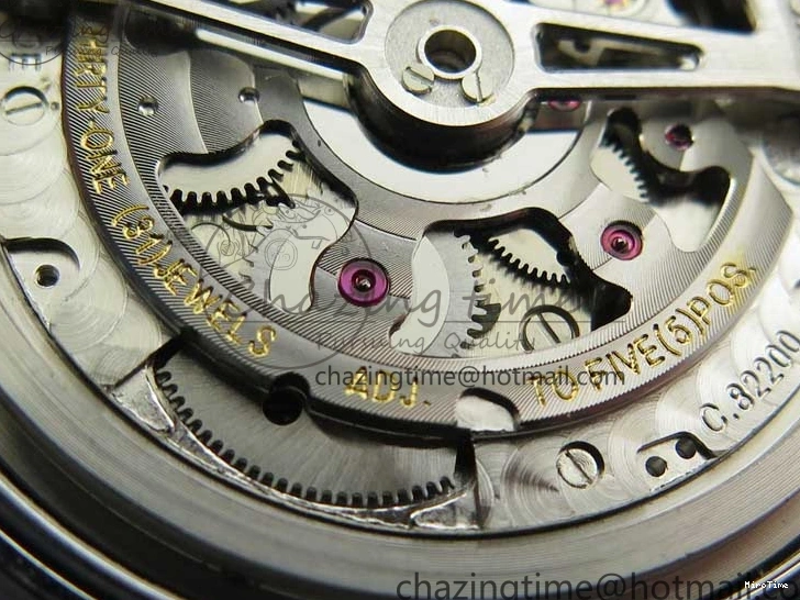 MIROTIME 0413 Original Portuguese IW358304 ZF 1:1 Best Edition SS White Dial RG Markers on Leather Strap A 7077